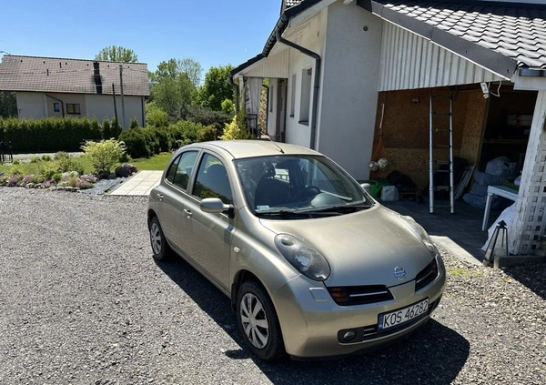 Nissan Micra cena 5999 przebieg: 185814, rok produkcji 2003 z Miasteczko Śląskie małe 56